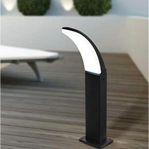 Led lámpatest , állólámpa , 11 Watt , meleg fehér , fekete , kültéri , IP44 , EGLO , FIUMICINO , 98151