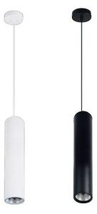 LED lámpa henger , mennyezeti függesztett , 15W, 1500 lumen , fekete , LEDISSIMO