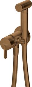 Deante Silia, rejtett bidé mixer bidé spray-vel, szálcsiszolt bronz, BQS_C34M