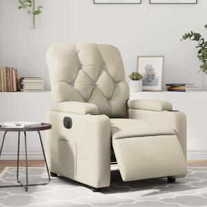 VidaXL Elektromos Relax Fotel - Krémszínű