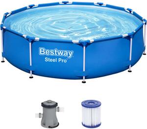 Bestway Steel Pro Fémvázas Medence Vízforgatóval 305x76cm