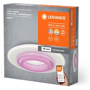 Ledvance Smart+ WIFI intelligens mennyezeti LED lámpa, állítható színhőmérséklettel, 32 W (Orbis Rumor RGBW)