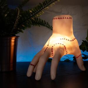 LED dekoráció , éjjeli lámpa , asztali lámpa , 3D hangulatvilágítás , Thing , 18 cm , 2db AAA , Wednesday