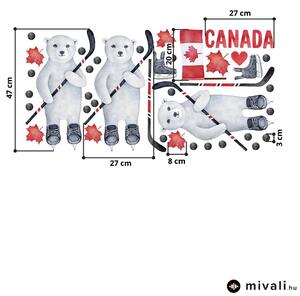 Falmatricák - Jégkorong Kanadában