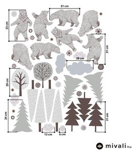Falmatricák - Medvék az erdőben