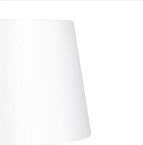 Asztali lámpa acél fehér árnyalattal és állítható karral - Ladas