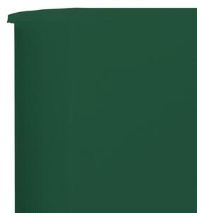 VidaXL zöld 9-paneles szövet szélfogó 1200 x 80 cm