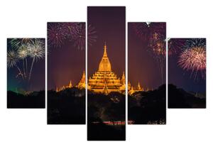 Ázsiai tűzijáték képe (150x105 cm)