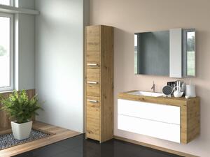 Fürdőszoba szekrény LOTOS S33 artisan tölgy