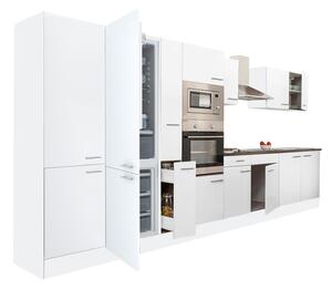 Yorki 420 beépíthető konyhablokk fehér korpusszal