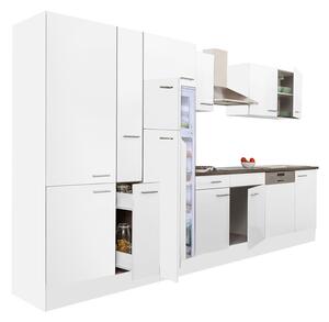 Yorki 370 beépíthető konyhablokk fehér korpusszal