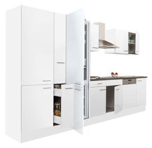 Yorki 370 beépíthető konyhablokk fehér korpusszal