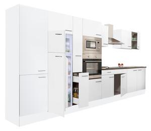 Yorki 420 beépíthető konyhablokk fehér korpusszal