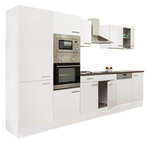 Yorki 340 beépíthető konyhablokk fehér korpusszal