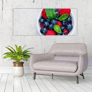 Kép - tál erdei gyümölccsel (120x50 cm)