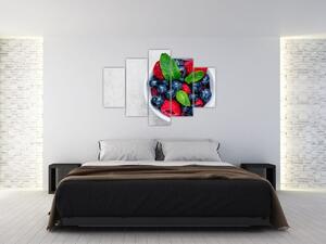 Kép - tál erdei gyümölccsel (150x105 cm)