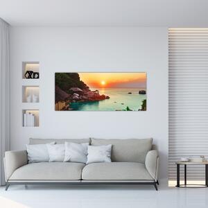 Gyönyörű strand képe (120x50 cm)