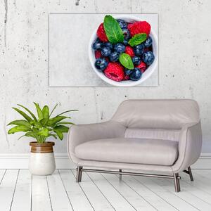 Kép - tál erdei gyümölccsel (90x60 cm)