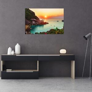 Gyönyörű strand képe (90x60 cm)