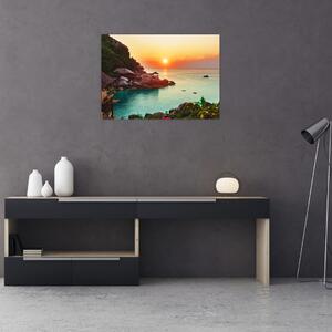 Gyönyörű strand képe (70x50 cm)