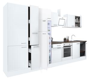 Yorki 360 beépíthető konyhablokk fehér korpusszal