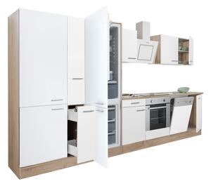 Yorki 370 konyhabútor alsó sütős, alulfagyasztós hűtős kivitelben