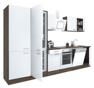 Yorki 340 konyhabútor alsó sütős, alulfagyasztós hűtős kivitelben