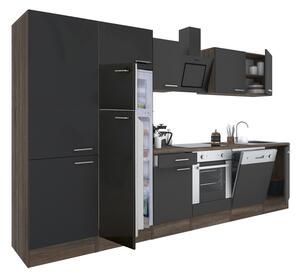 Yorki 330 konyhabútor alsó sütős, felülfagyasztós hűtős kivitelben