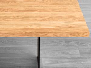 Tölgyfa loft asztal 90x160 cm Kent matt tölgyfa