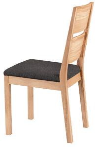 Tömör tölgyfa kárpitozott szék Minoas