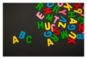 Kép - színes betűk (90x60 cm)