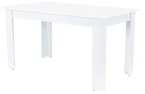 Yorki Standard étkezőasztal 140x80 cm fehér