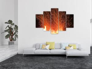 A tűz képe (150x105 cm)