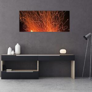 A tűz képe (120x50 cm)