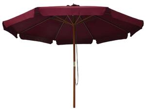VidaXL Kültéri Napernyő - Burgundi Vörös - 330 cm