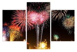 Tűzijáték képe (90x60 cm)