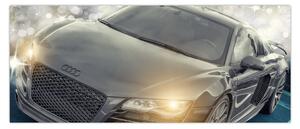 Audi autó képe - szürke (120x50 cm)