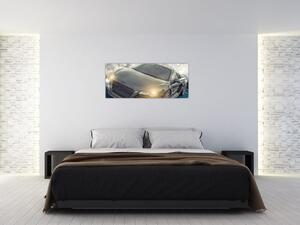 Audi autó képe - szürke (120x50 cm)