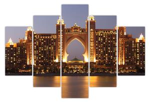 Kép egy épületról Dubajban (150x105 cm)