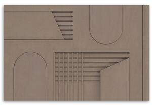 Gario Vászonkép Barna dombormű 3D Méret: 60 x 40 cm