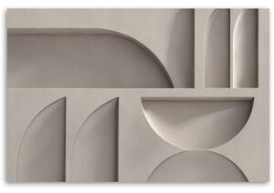 Gario Vászonkép Relief 3D absztrakció Méret: 60 x 40 cm