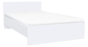 Miami franciaágy ágyneműtartó nélkül 140x200 cm fehér-fehér