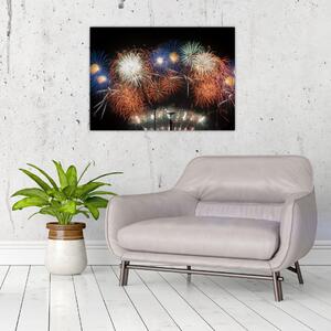Tűzijáték képe (70x50 cm)
