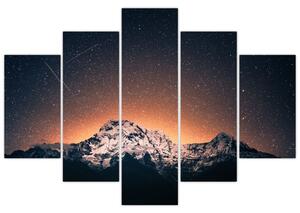 A csillagos ég, a hegyekkel képe (150x105 cm)
