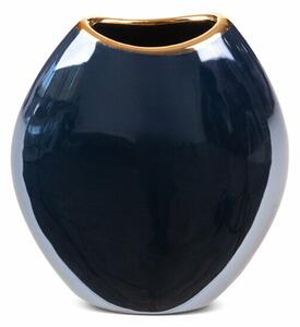 Amora1 kerámia váza Gránátkék 14x7x16 cm