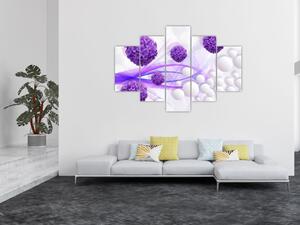 Kép - Golyó, gyolyócskák, virágok, ... (150x105 cm)