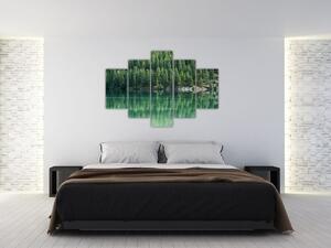 Kép - Tűlevelű a tónál (150x105 cm)