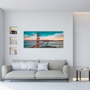 Kép - Golden Gate, San Francisco (120x50 cm)