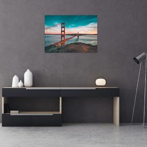 Kép - Golden Gate, San Francisco (70x50 cm)
