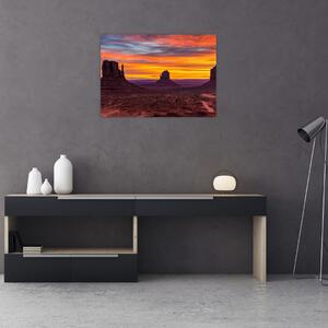 Kép - Emlékmű - völgy Arizonában (70x50 cm)
